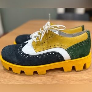 High fashion Girotti (handcrafted, Italian) women’s oxfords